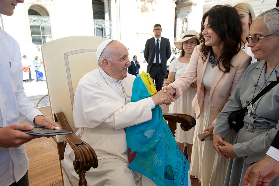 Incontro della fondazione con il Papa - фото 1479