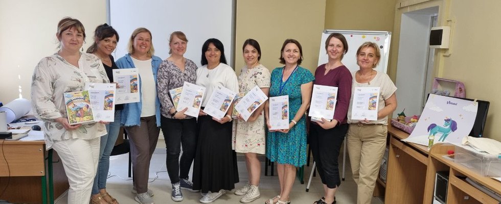 On July 4-5 in Kyiv, an offline course on the methodology of using the psychological game "Rejoice Together" took place