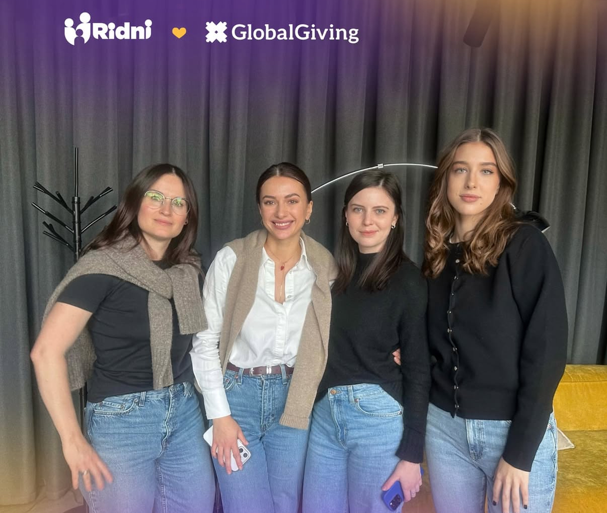 Visit of a GlobalGiving representative to the Ridni office