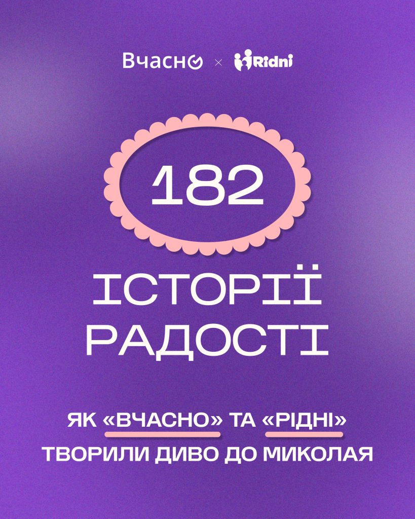 Як «Вчасно» та «Рідні» творили диво до Миколая Вчасно 1