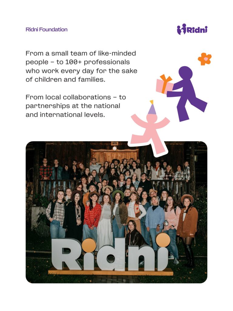 Ridni Foundation celebrates 14 years of systemic work Ridni3